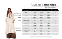 Long Linen Shirt With Beige Embroidery Yacamim M2