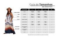 Yacamim D7 Wide Digital Tie Dye Long Dress with Straps