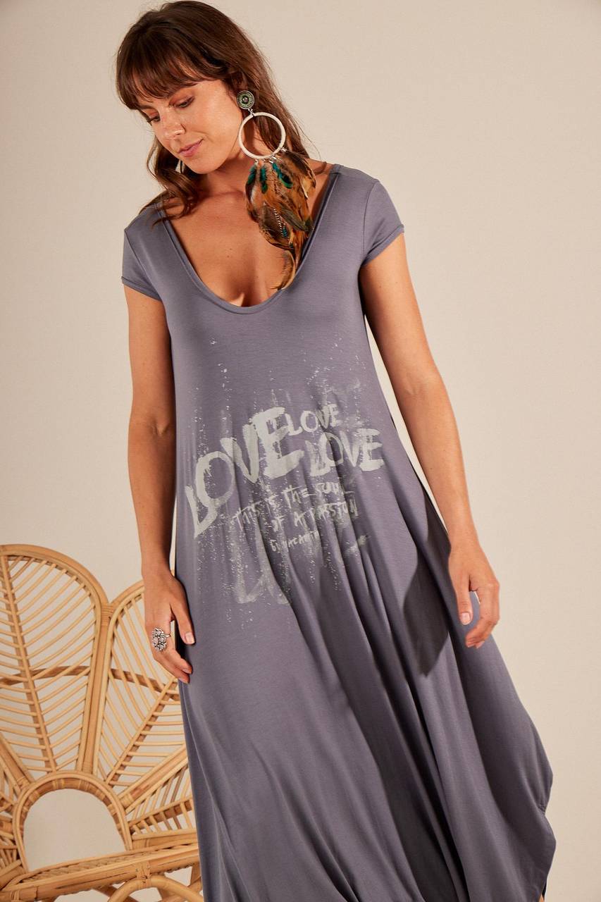 Harem Jumpsuit with Short Sleeves Exclusive Yacamim Print