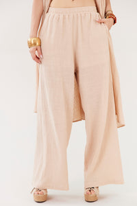 Yacamim I7 Dark Beige 100% Cotton Pants