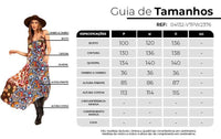 Yacamim D27 Printed Patchwork Long Dress with Adjustable Straps