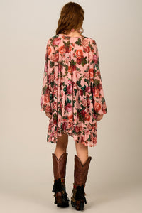 Yacamim B4 Light Pink Tulle Wide Tunic