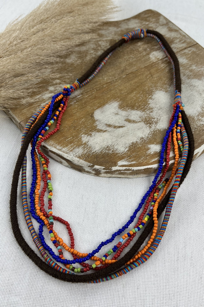 Yacamim #253 Handmade Colorful Rope Necklace
