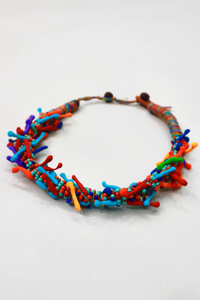 Handmade Colorful Rope Necklace Yacamim #397