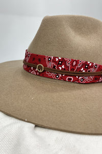 Marcatto Light Brown Felt Hat Yacamim #164