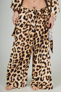 Yacamim Animal Print Palazzo Pants I6