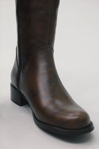 Yacamim #469 Firenze Coffee Long Leather Boot