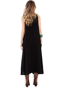 Yacamim C23 Black Midi Dress