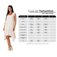 Yacamim Beige Viscose Linen Tank Dress with Side Points C4
