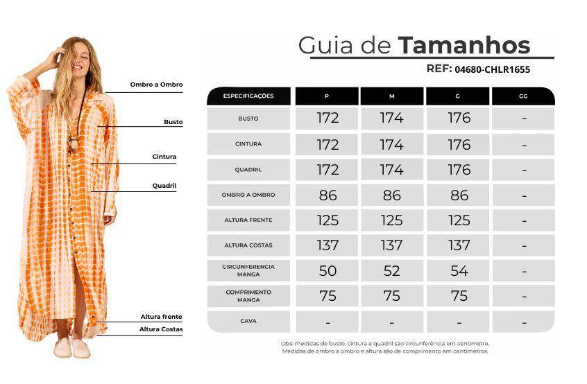 Yacamim Digital Tie Dye Print Long Orange Shirt
