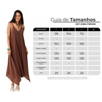 Yacamim C1 Marrakesh Brown 100% Cotton Gauze Long Dress