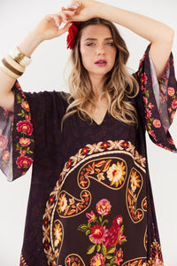Yacamim E19 Wide Midi Dress