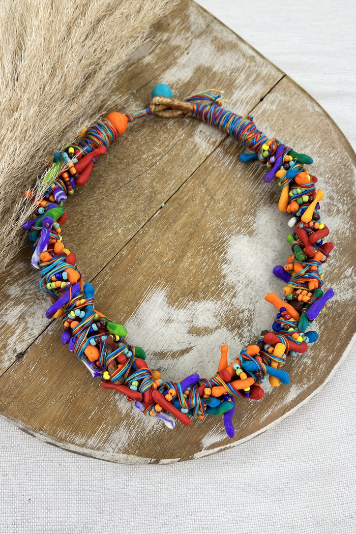 Yacamim #204 Handmade Colorful Rope Necklace