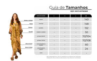 Kaftan Midi Amplo Mostarda Patchwork Yacamim J6