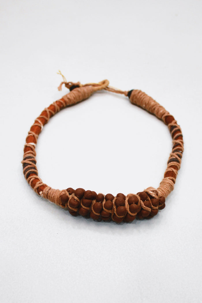Yacamim Handmade Brown Rope Necklace #420