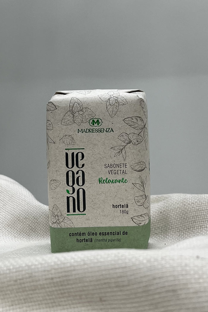 Madressenza Vegan Vegetable Soap Peppermint 180g Yacamim #64