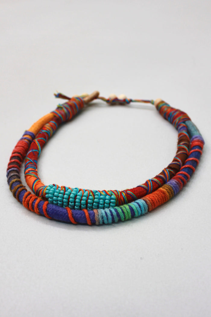 Yacamim Handmade Colorful Rope Necklace #389