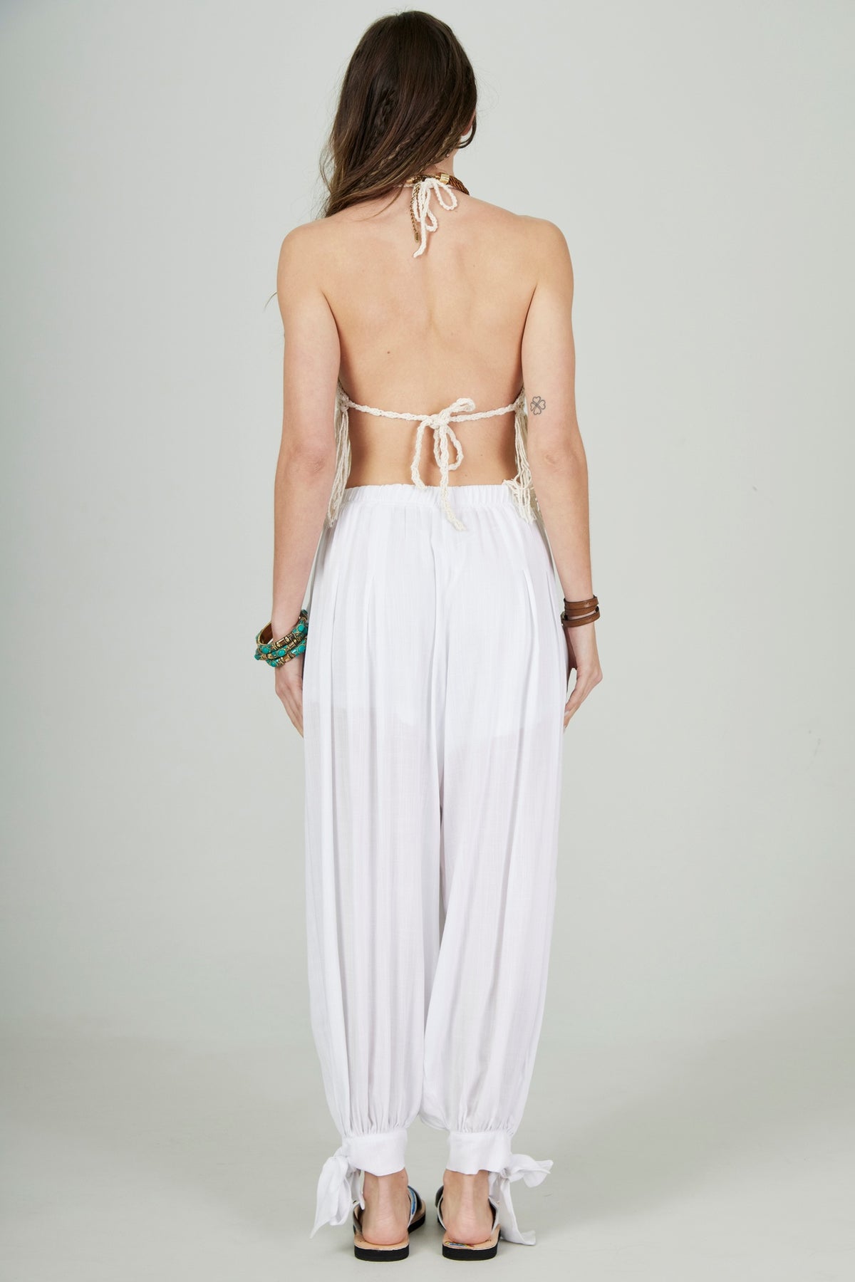 Yacamim H10 Aladdin Pants with White Lining