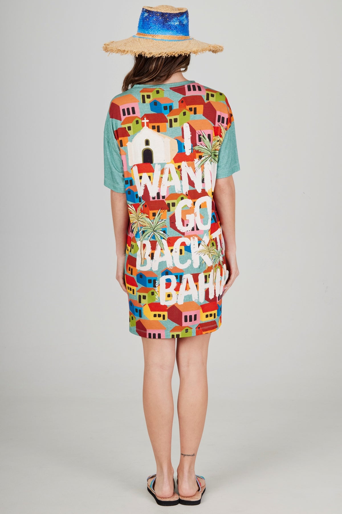 T-shirt I Wanna Go Back To Bahia Bahêa Yacamim Collection Q3