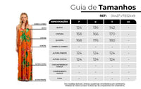 Yacamim Printed Orange Long Dress with Tie Straps