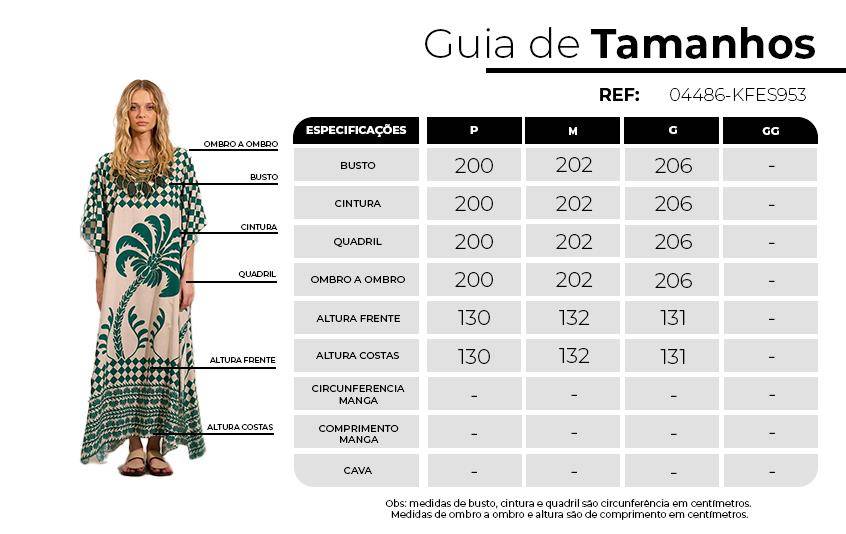 Yacamim J2 Wide Long Canoe Neck Green Printed Kaftan