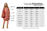 Pink Patchwork Yacamim Short Chemise Dress with Long Sleeves