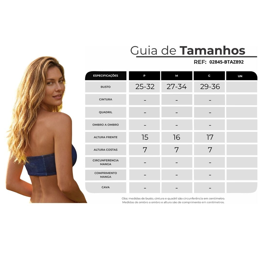 Top Faixa Azul Marinho Yacamim B1