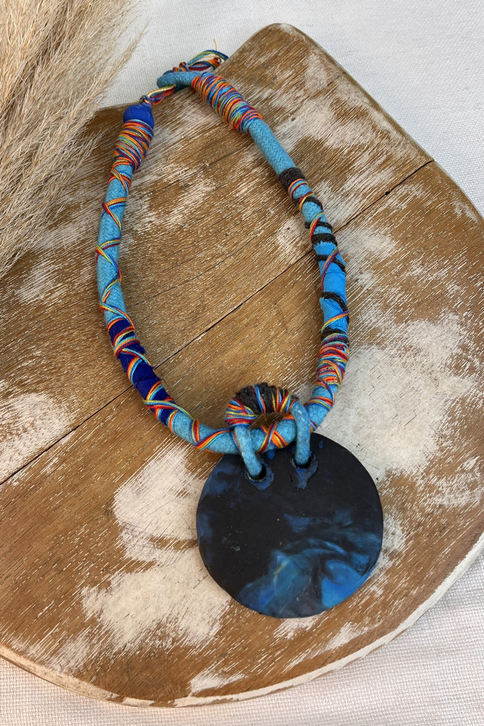 Yacamim #299 Colorful Handmade Rope Necklace