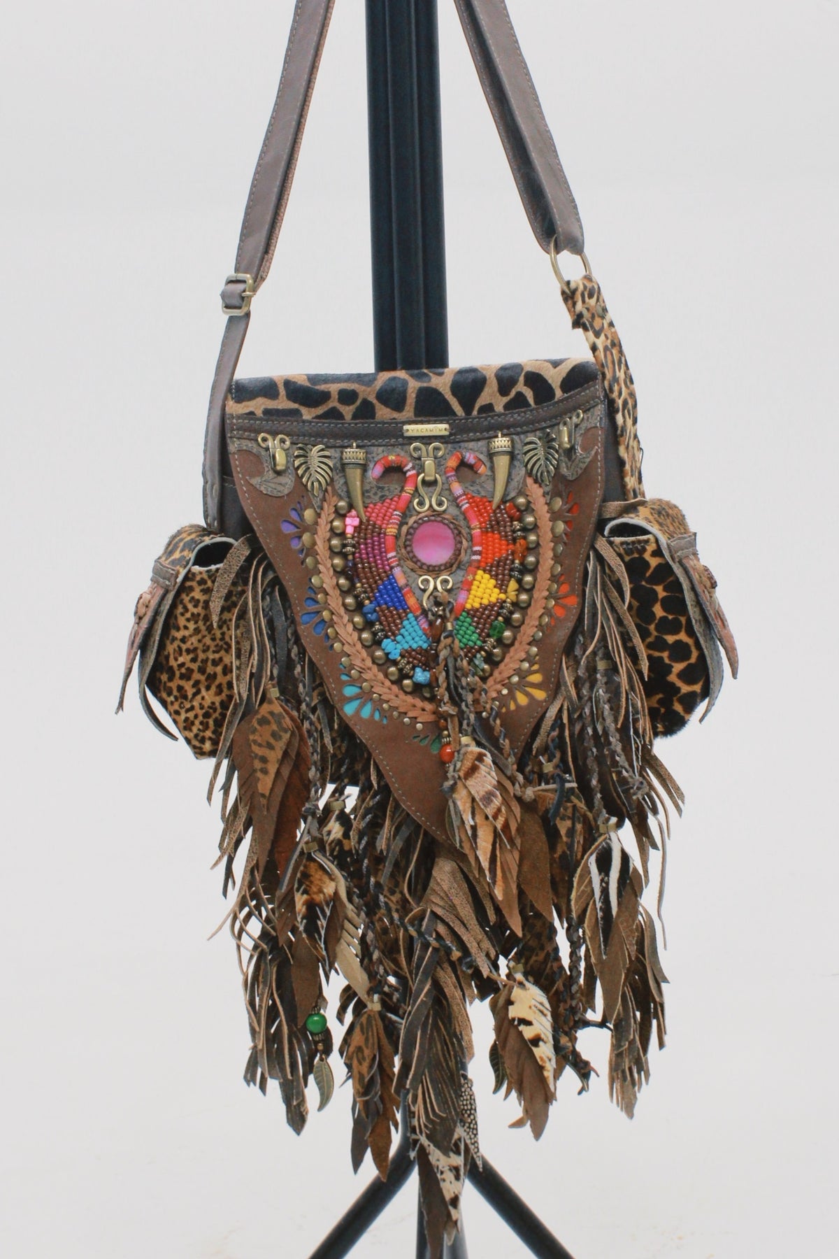 Yacamim Small Handmade Leather Bag #634