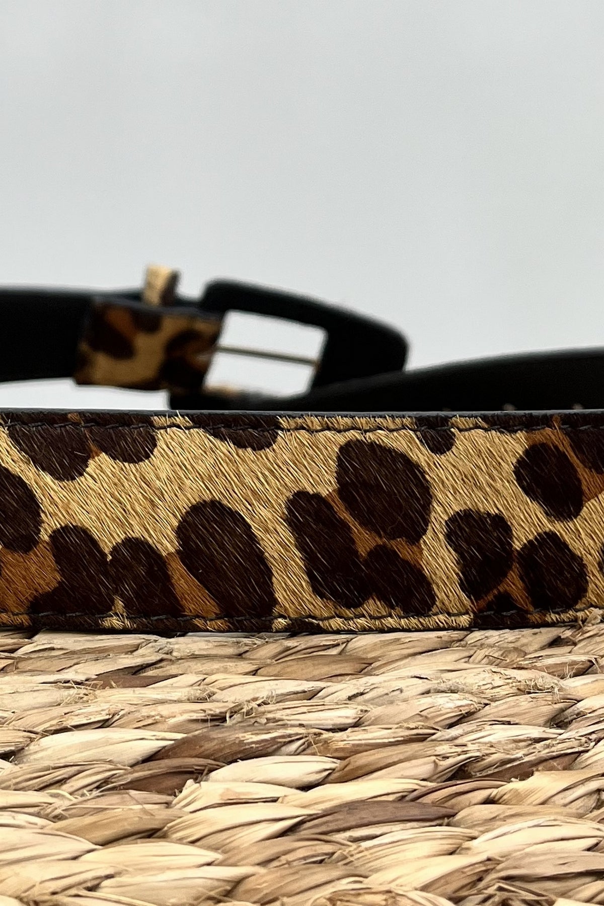 Yacamim Faux Fur Animal Print Belt #7