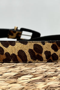 Yacamim Faux Fur Animal Print Belt #7