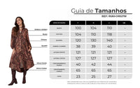 Chemise Longo Com Mangas Bufantes Bordô Estampa Cashmere Yacamim M3