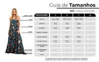 Yacamim Printed Blue Long Dress with Adjustable Straps and Ruffles