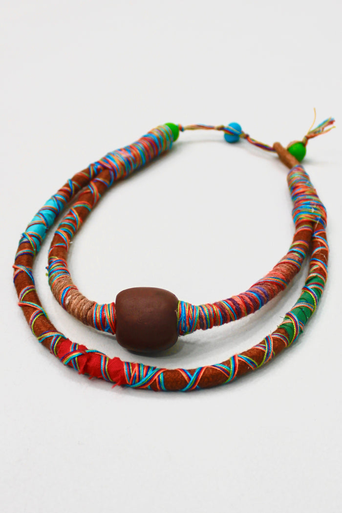Handmade Colorful Rope Necklace Yacamim #399