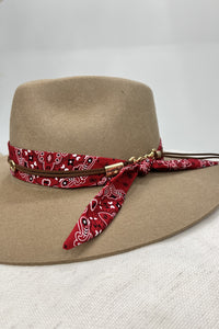 Marcatto Light Brown Felt Hat Yacamim #164