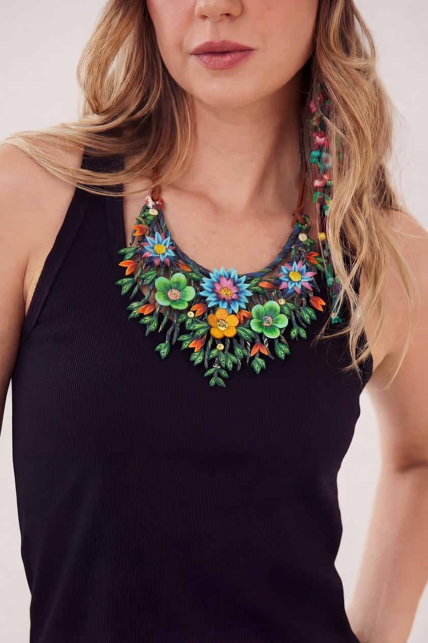Yacamim Clay Spring Necklace #930