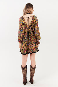 Paisley Print Yacamim C27 Short Dress