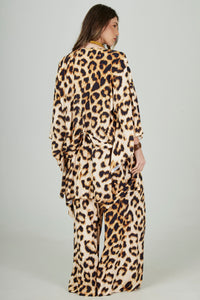 Yacamim Animal Print Palazzo Pants I6