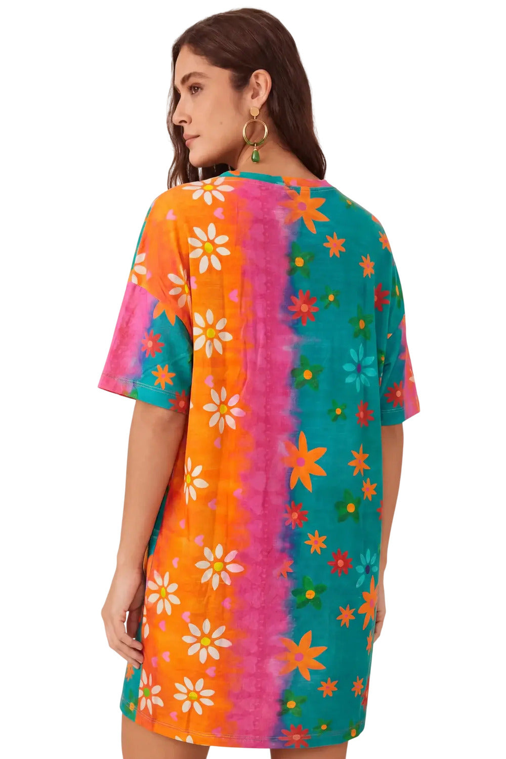 Yacamim Tiradentes Colorful Printed Loose T-shirt T4