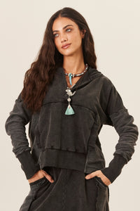 Blusa De Moletom Com Capuz E Bolso Canguru Yacamim S7
