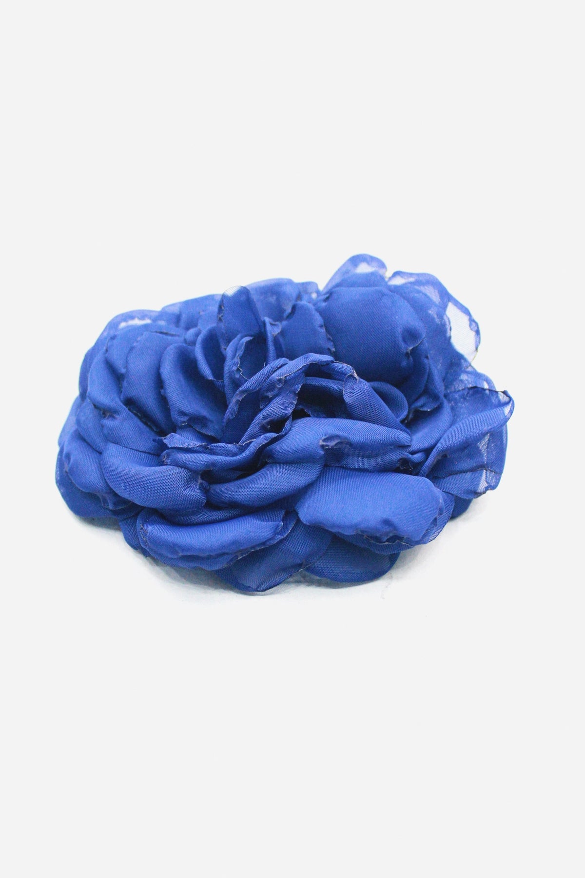 Yacamim Navy Blue Tulle Flower Hair Clip #437