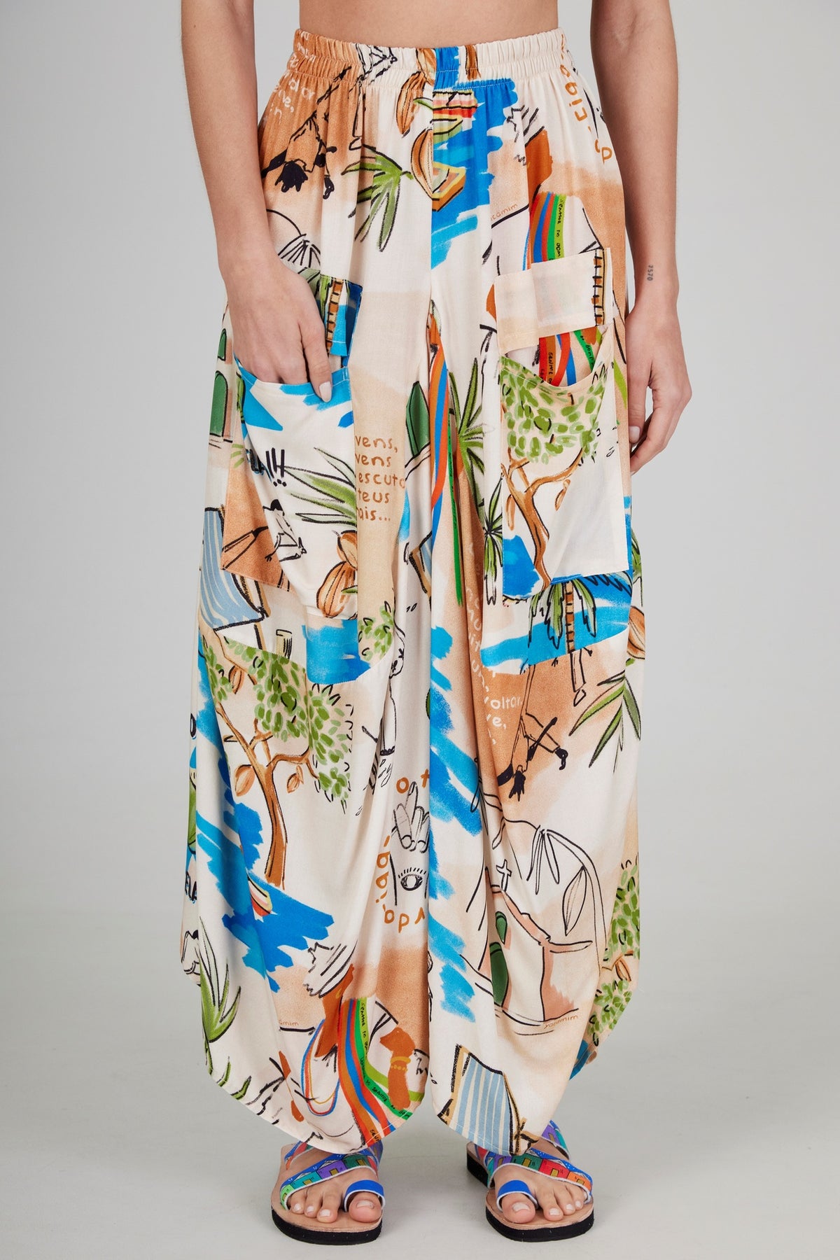 Harem Pants Nativos Bahêa Collection Yacamim Q4
