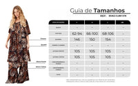 Yacamim H10 Brown Batik Print Sarouel Palazzo Pants