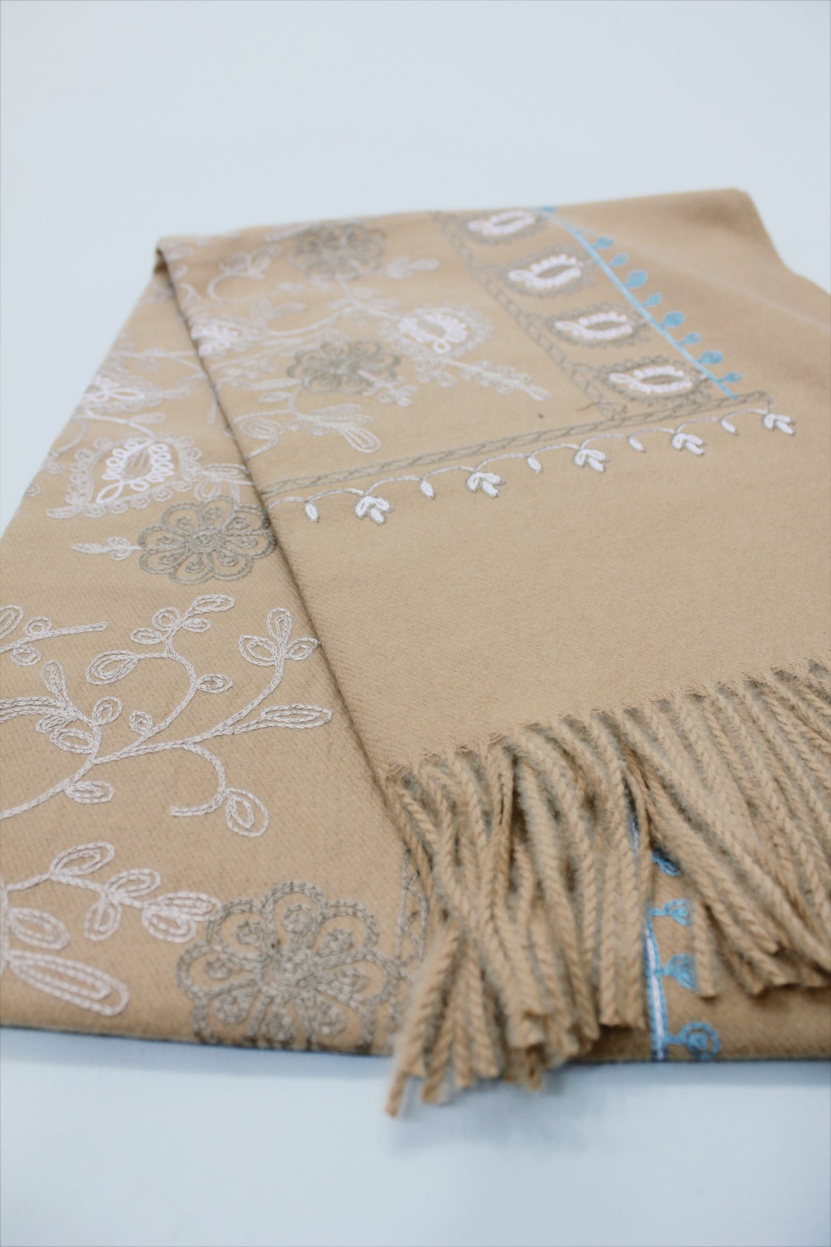 Yacamim Dark Mustard Cashmere Scarf #723