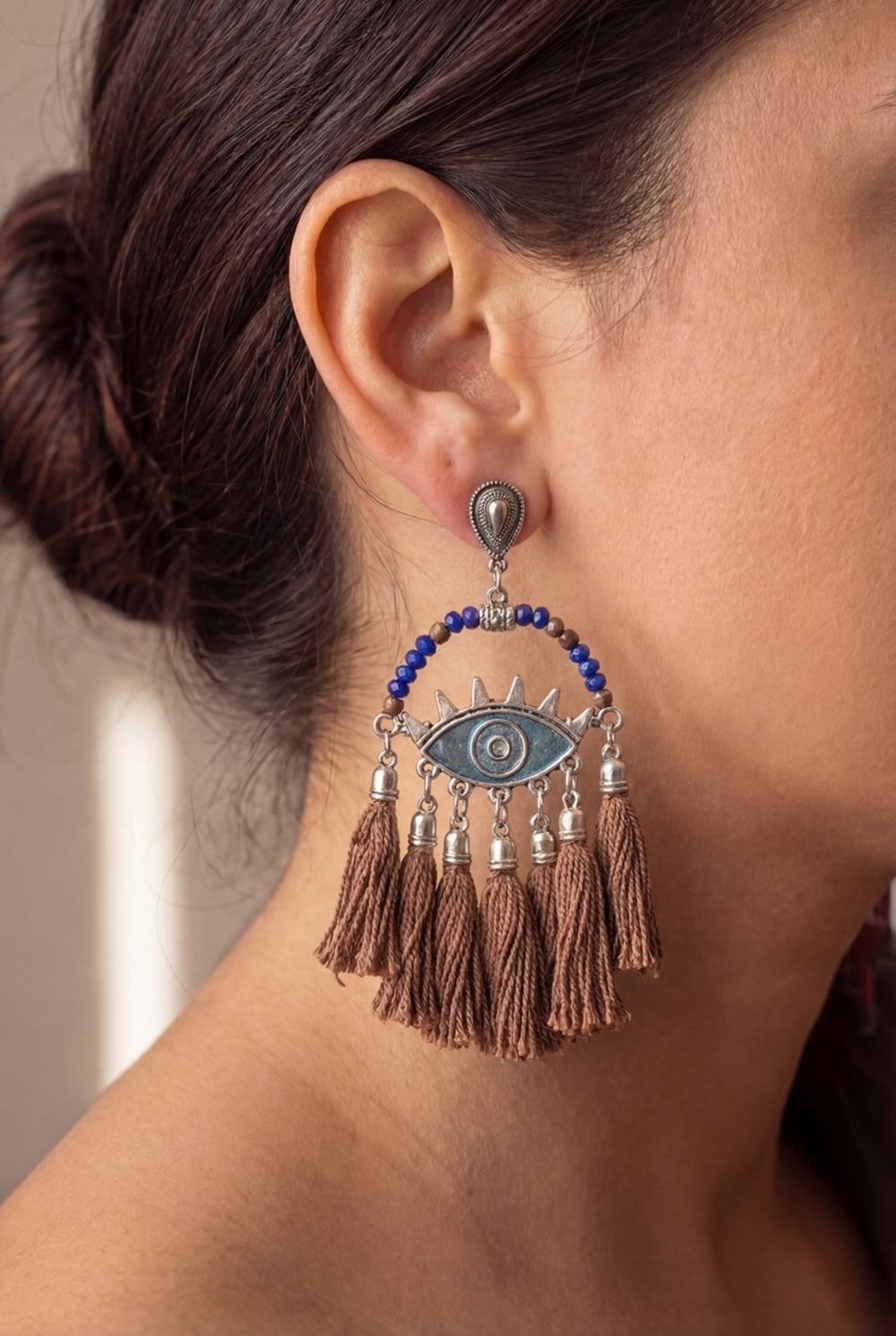 Yacamim Handmade Pom-Pom Earring #942