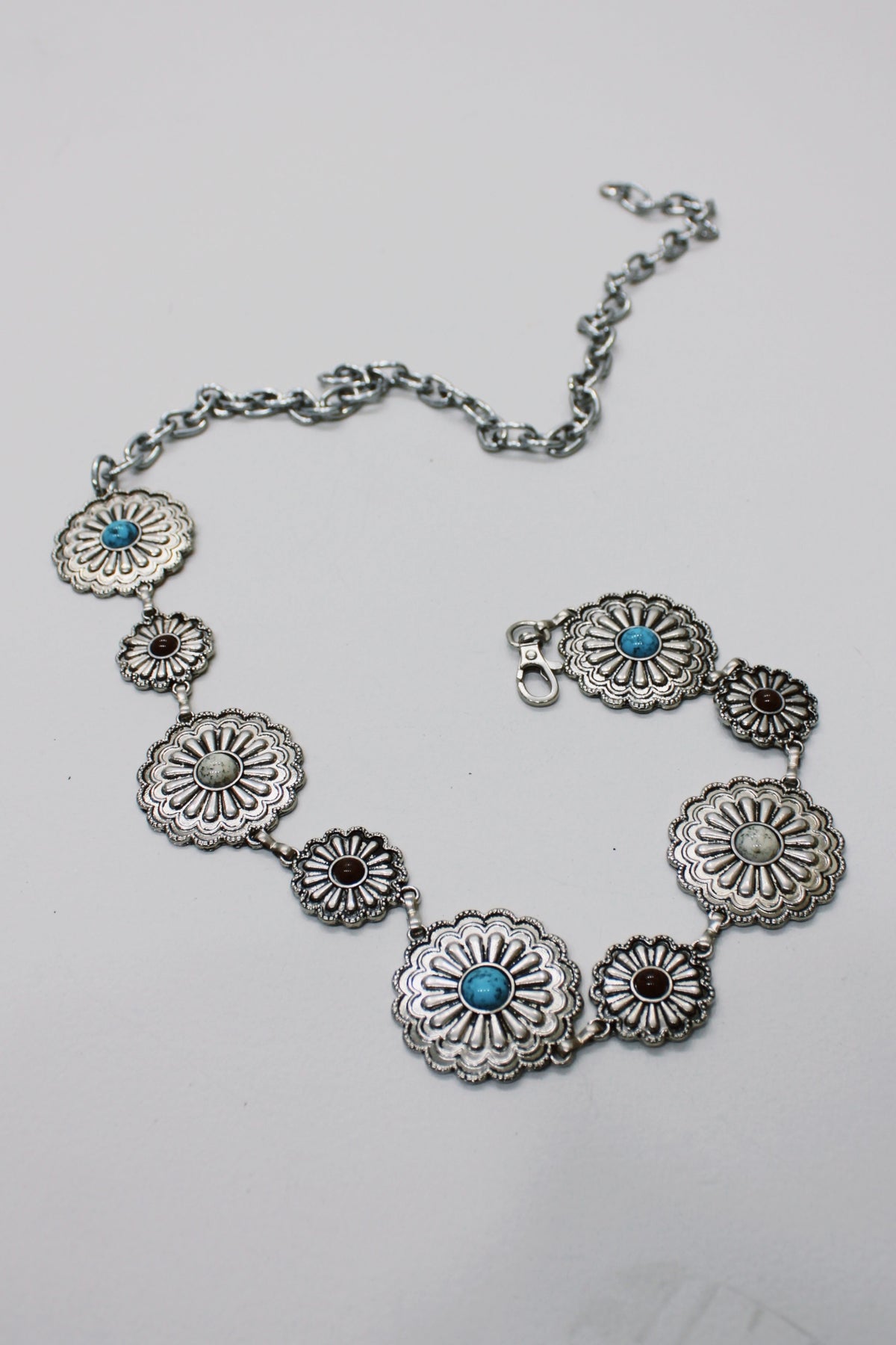 Yacamim Metal Belt with Stones #697