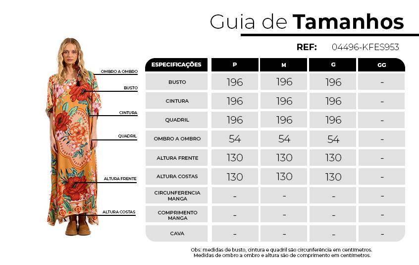 Yacamim J1 Wide Orange Printed Kaftan