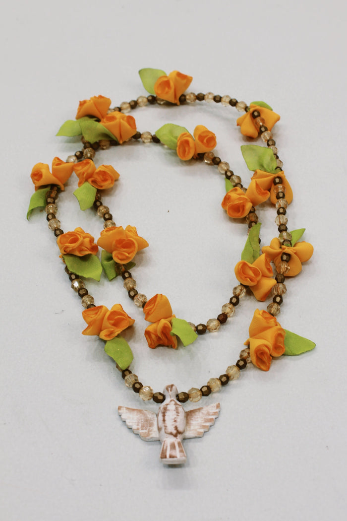 Necklace Holy Spirit Yellow Flowers Yacamim #592