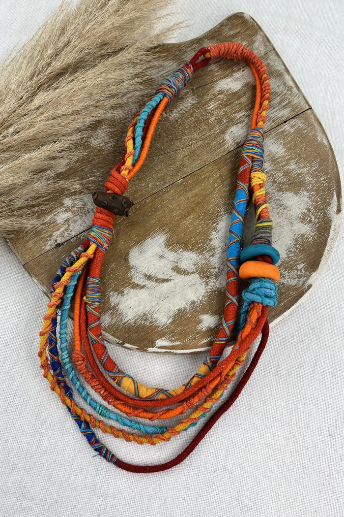 Yacamim Handmade Colorful String Necklace #246