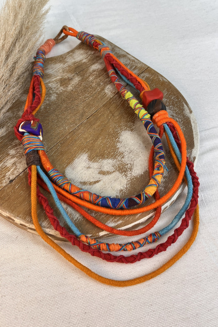 Yacamim Handmade Colorful String Necklace #309